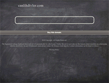Tablet Screenshot of canlihdtvler.com